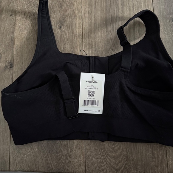 Prairie Wear Hugger Vida Compression Bra  No Moon Black Size 2X (46-48). NWT - Picture 5 of 6